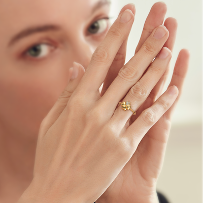 Four Leaf Clover Ring